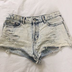 Forever 21 High-Waisted Jean Shorts